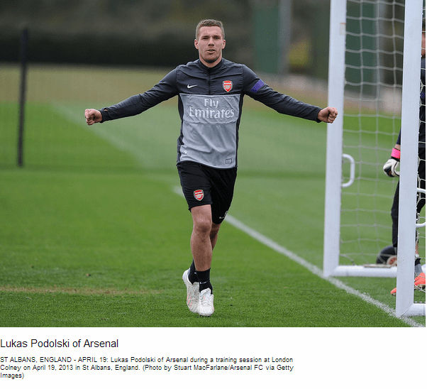 Lukas Podolski of Arsenal - Flickr - Photo Sharing!