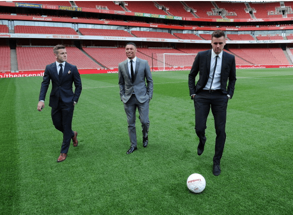 Jack Wilshere Alex Oxlade Chamberlain And And Carl… News Photo - Getty Images - 168307044